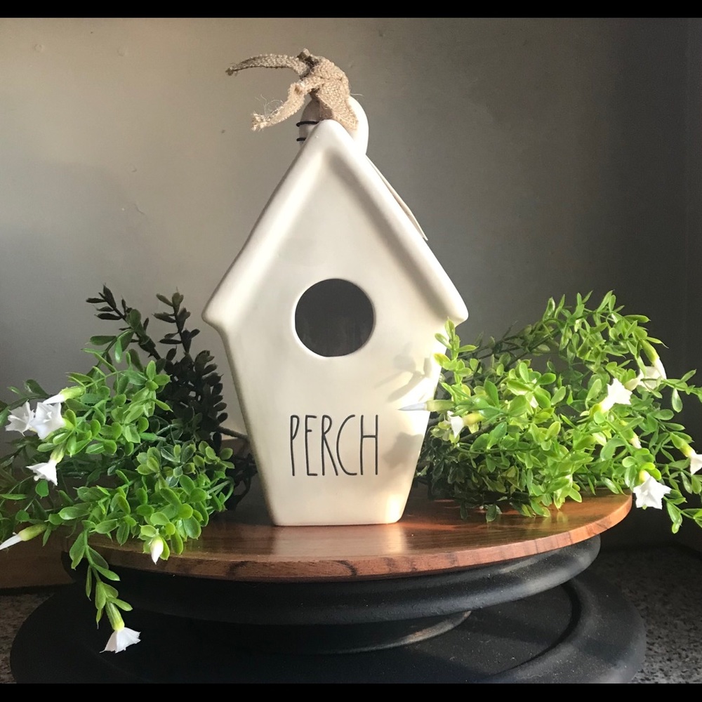 Rae Dunn Perch Birdhouse